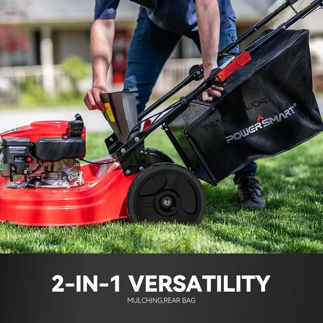 22 Self-Propelled Gas Mower with 170cc OHV, 2-in-1 Drive, Adjustable Height, High Wheels 4 22 Self-Propelled Gas Mower with 170cc OHV, 2-in-1 Drive, Adjustable Height, High Wheels 4