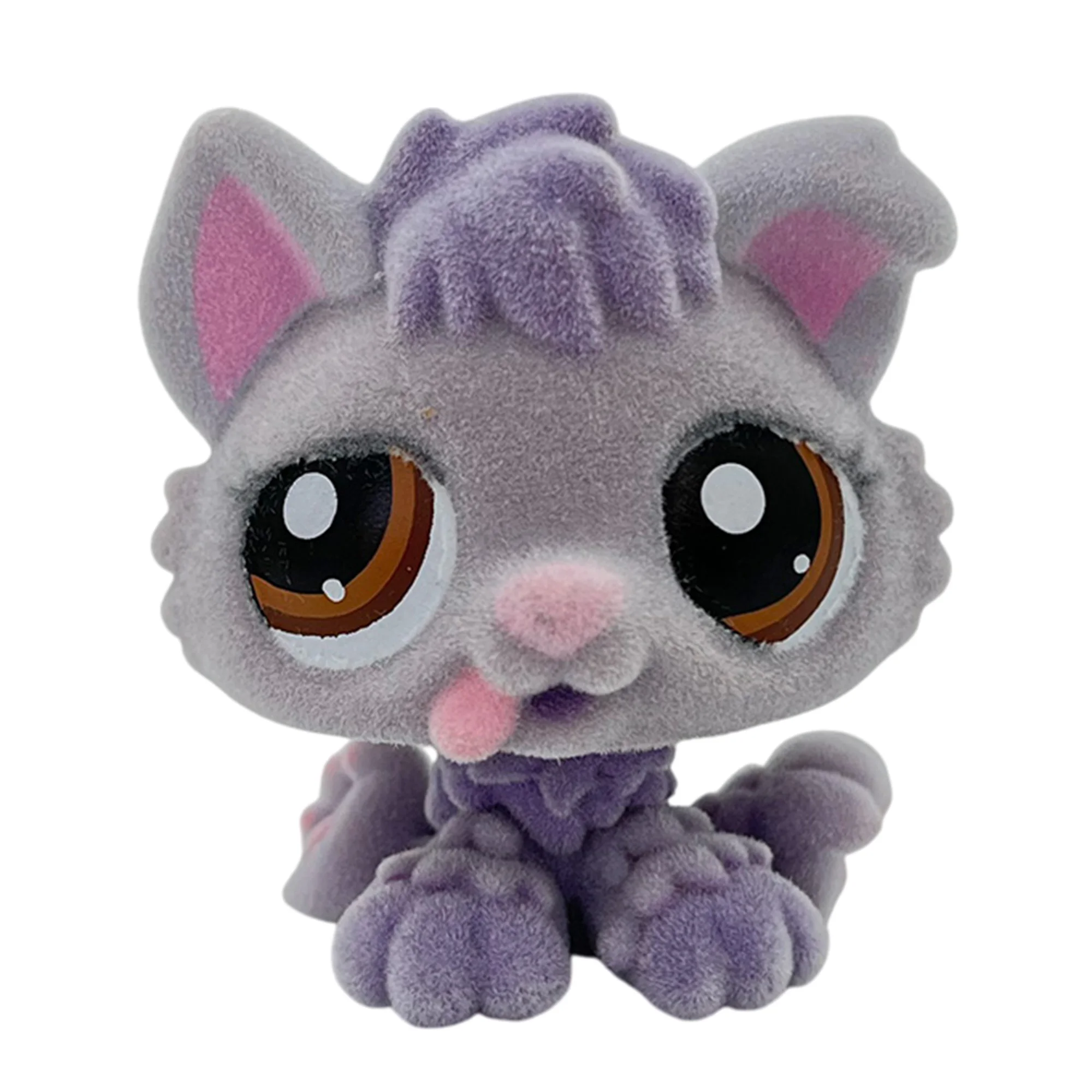 Flocked Custom Pet Toy Stand: Short Hair Cat & Dog Bobblehead Collection