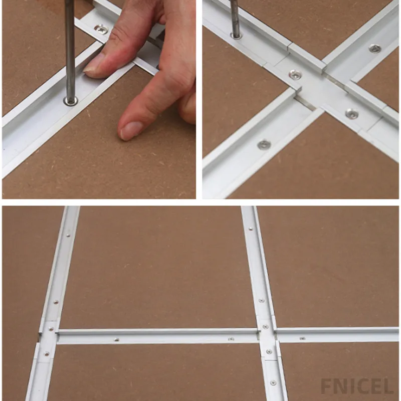 Woodworking Universal Chute Cross Track Connector T-Track Intersection Slot Aluminum Alloy Woodworking DIY T Slot Cross Tool woodworking t track woodworking t track slider