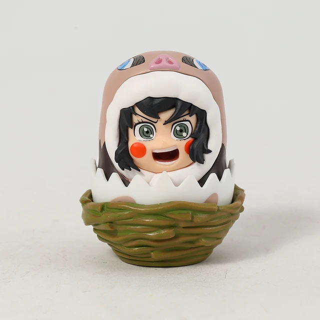 Demon Slayer Tumbler Roly-Poly Kamado Tanjirou Nezuko Hashibira Inosuke Agatsuma Zenitsu PVC Figure Collectible Model Toy 2