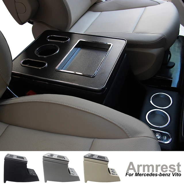 Led Light Armrest Box Central Content Storage Box For Mercedes-benz Vito  W447 2014 - 2023 2017 2018 Car Styling Accessories - Armrests - AliExpress