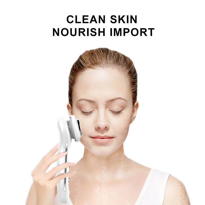 EMS Micro Current Beauty Equipment Skin Rejuvenation 4 Color Light Import Instrument Peeling Machine Skin Care Tool