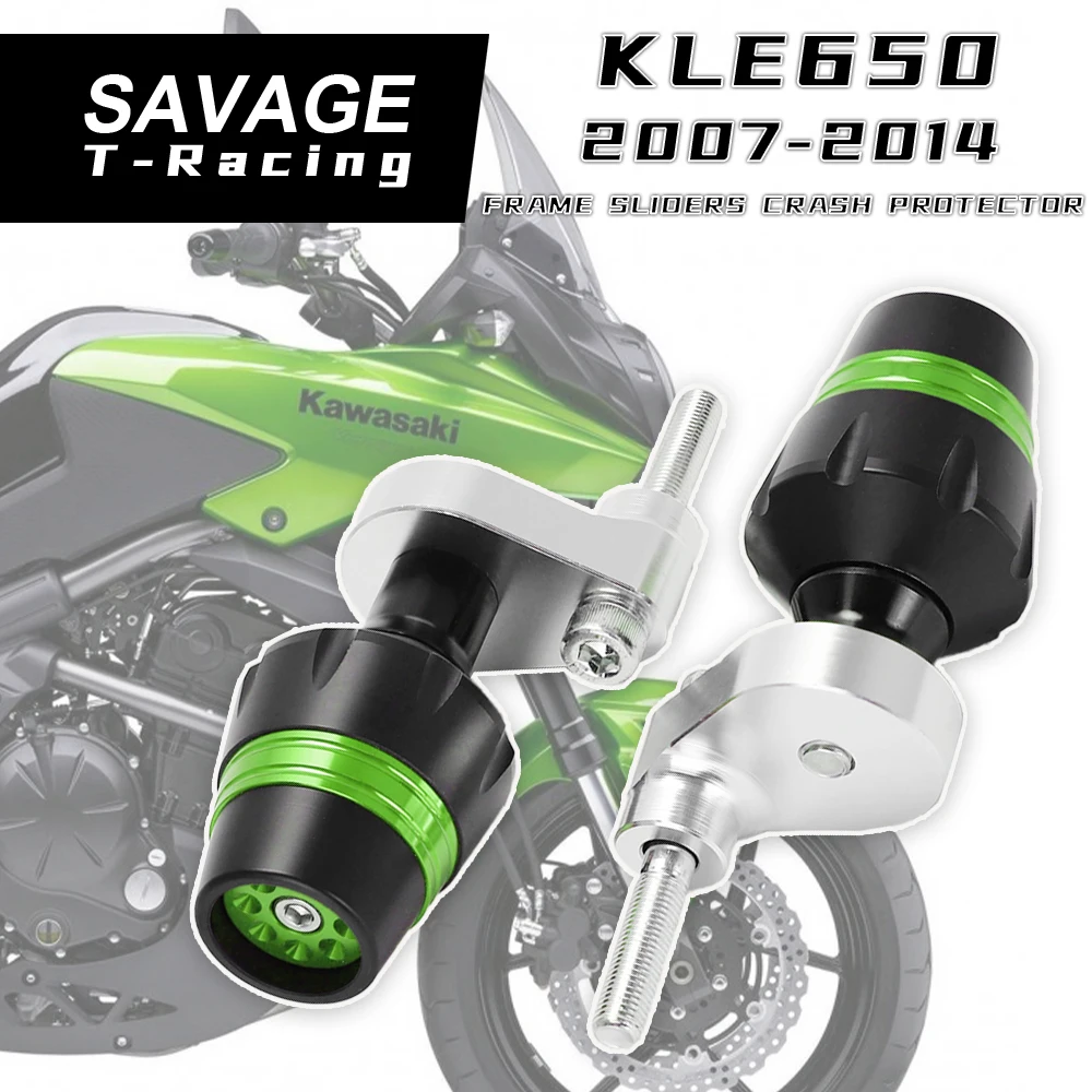 Kle650 Frame Sliders Crash Protector For Kawasaki Kle 650 Versys 2007