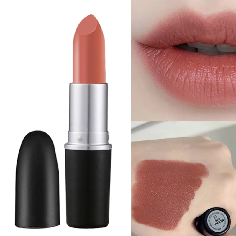 

12Pcs/Lot Brand Lips Makeup Matt Lipstick Waterproof Long-lasting Moisture 3g Nude Red Sexy Lipsticks