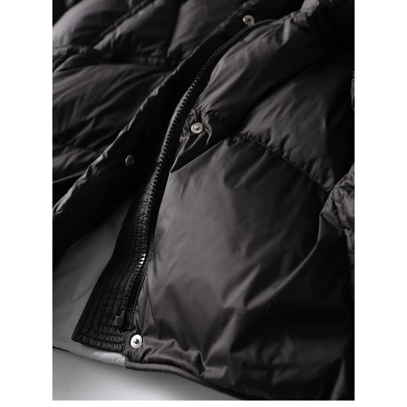 2023 New Women Down Jacket Winter Coat Female Short Parkas Slim Fit Thick Warm Outwear Hooded Leisure Time Versatile Overcoat