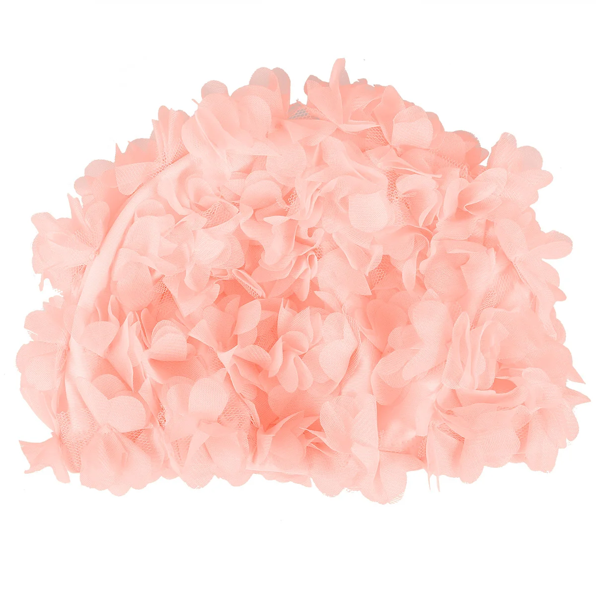 

Женская шапка для купания с цветочными лепестками, винтажная 3d-шапка для купания, стильная шапка для плавания с цветочными лепестками, дышащие Шапки для плавания