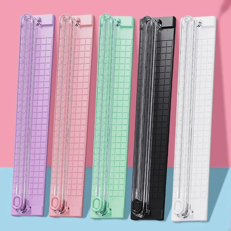 Portable A3/A4 Manual Paper Cutter Cutting Tools Blade Bi-directional Sliding Paper Cutter Easy Cutting For Offices School Home