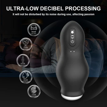 Automatic Male Masturbator Cup Blowjob Real Air Sucking Machine Vagina Oral Masturbation Cup Sex Toys Adult Goods for Men
