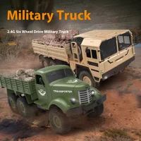 JJRC QT112 simulation THAAD six wheel drive military truck children's outdoor off-road transportation model RC toy car 1
