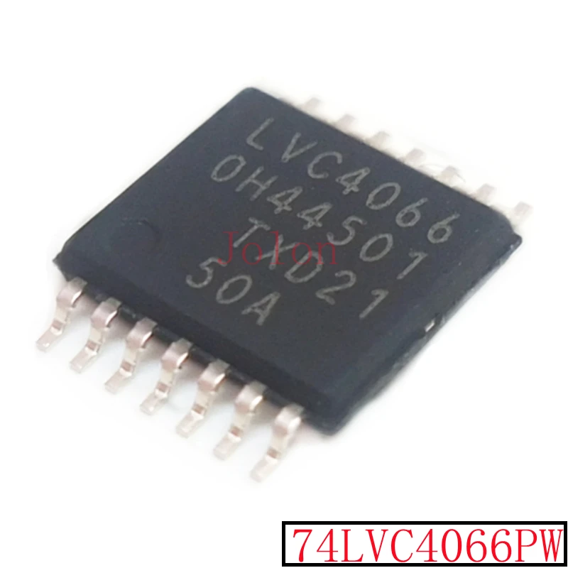 

2PCS New original 74LVC4066PW package TSSOP14 logic gate inverter chip