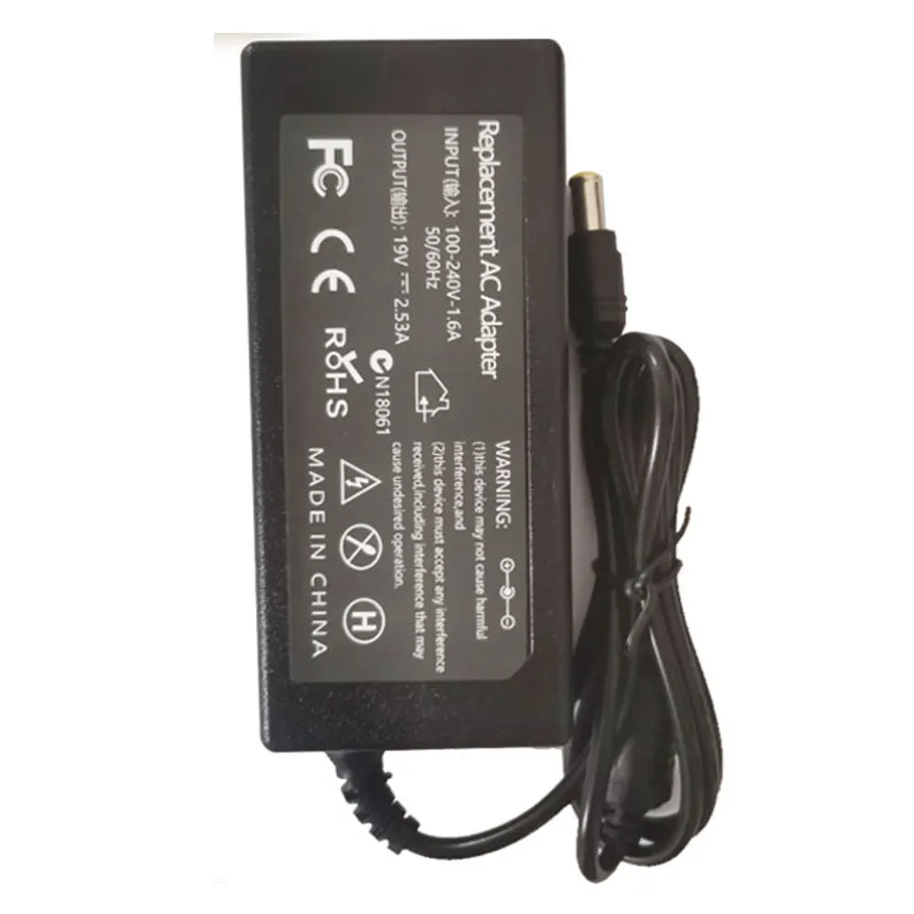 Adaptador de Carregador de tv para Samsung 19v 2.53a 48w 6.5x4.4 mm Ua32j40swajxxz Ua32j4003ar 32 - Imagem 2