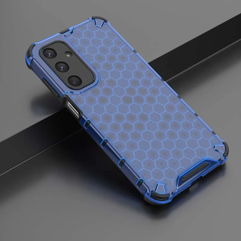 Luxury Honeycomb Hybrid Shockproof Phone Case - 2-in-1 Design