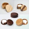 51/53/58MM Coffee Filter Paper Storage Box Solid Wood Round Mocha Pot  Filter Paper Dust-proof Storage Box Filter Paper Holder 6
