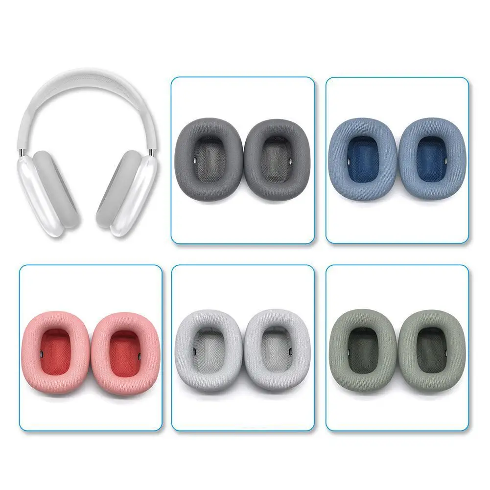 

Сменные амбушюры для наушников Apple AirPods Max, чехол из пены с эффектом памяти, кожаные амбушюры, наушники