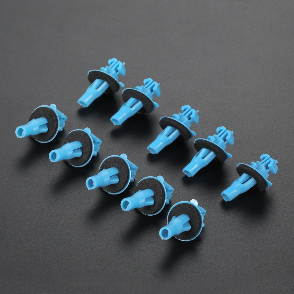 30pcs Bumper Moulding Clips For Toyota Land Cruiser 2008-2016 – Blue Nylon Retainers, Multi-Position