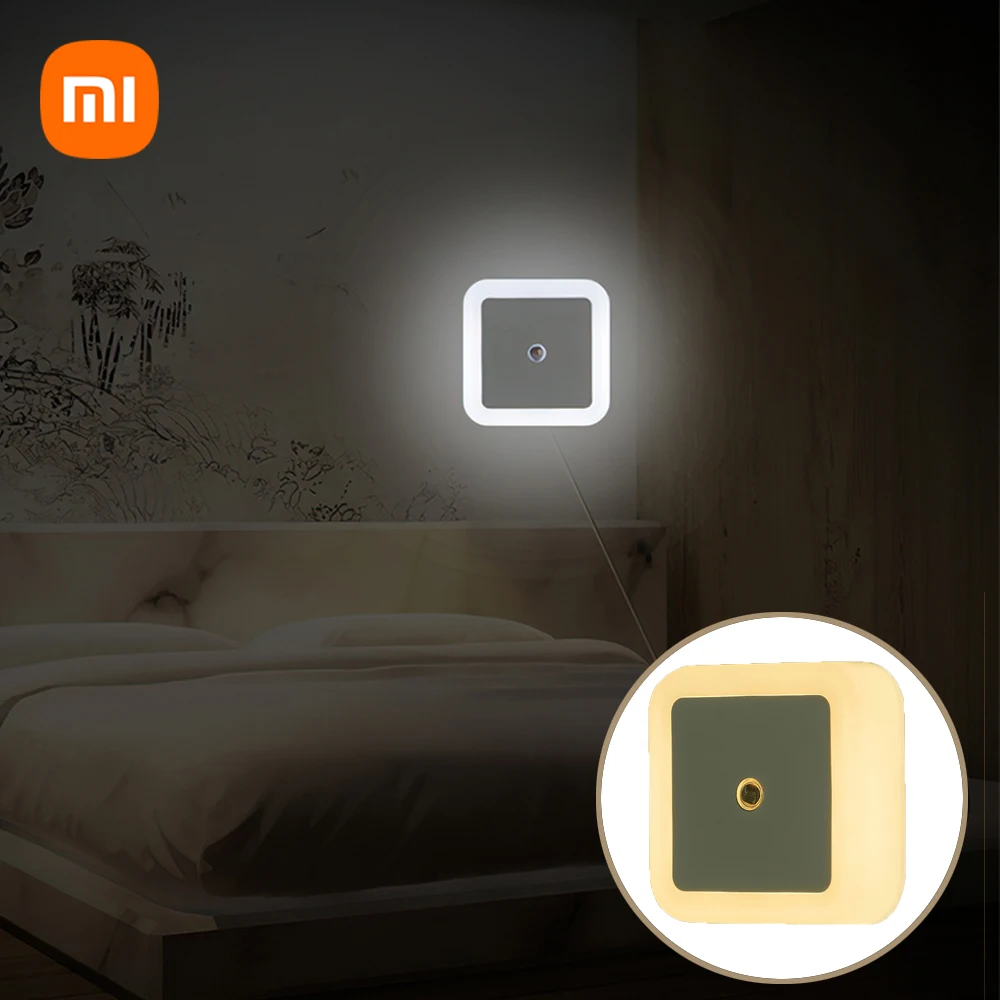 XIAOMI LED Night Light Plug In Smart Motion Sensor Light Wall Lamp Home