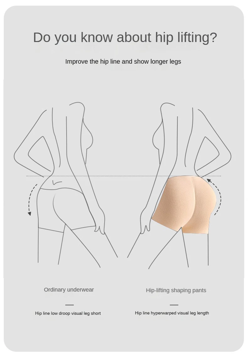 NEW Fake Butt Control Panties With Belly Tightening Boxer Safety Pants Body Sliming Shaping Woman Body Shapers Women's Shorts