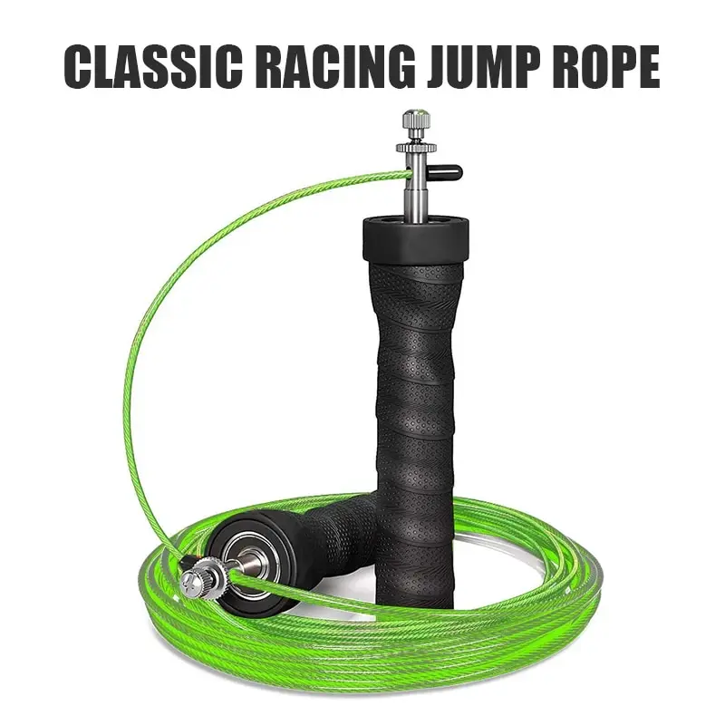 Anti Slip And Sweat Absorbing Jump Rope With Weight Bearing And Anti Loosening Design PVC Steel Wire Jump Rope jump rope