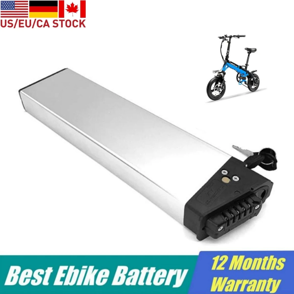 Batteria Ebike Da 48 Volt 48 V 10.4Ah 12.8Ah 14Ah Batteria Per Bici Elettrica Integrata Per Bici Elettrica Pieghevole Da Città Samebike Lo26 20Lvxd