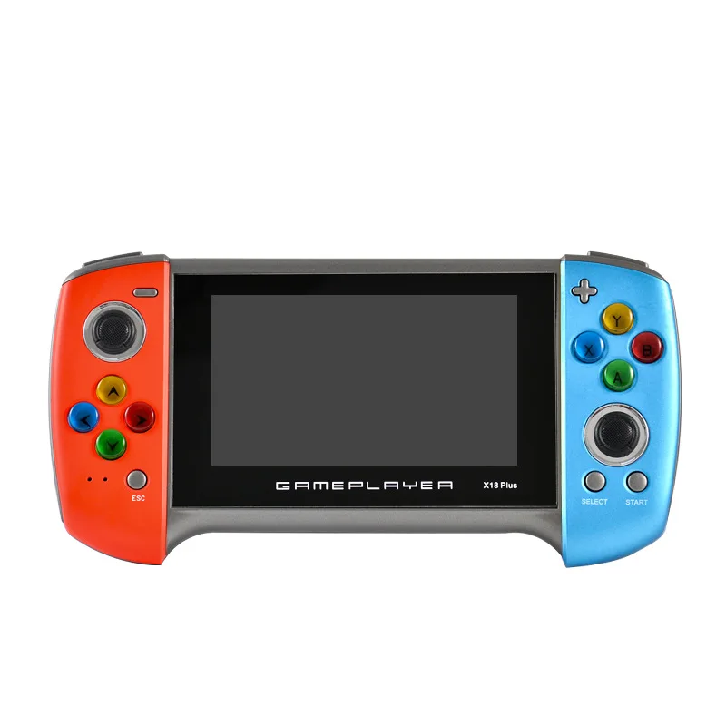 Hot Hand-held Game Player Nostalgic Retro Game Console 4.3 Inch  Screen X18 Plus  for Children  Gift 360 Rocker 10000+ Games 