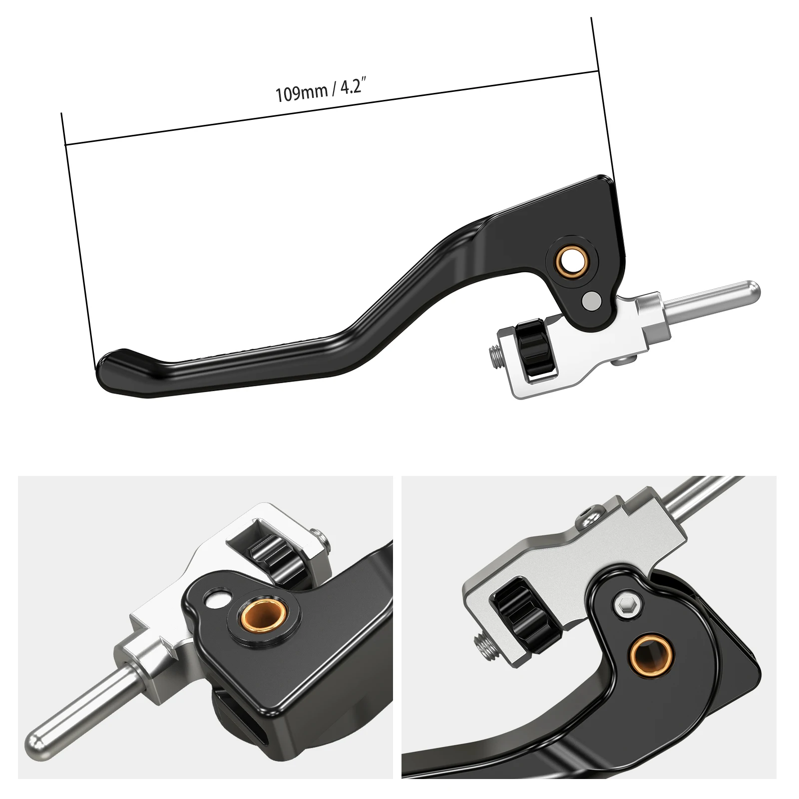 NICECNC Kurze Brems- und Kupplungshebel für KTM EXC 300 EXCF 350 SX 125 SXF 450 XCW 500 XCF 250 XC-W 300 SX-F 250 XC 300 2014-2023 – Detail 27