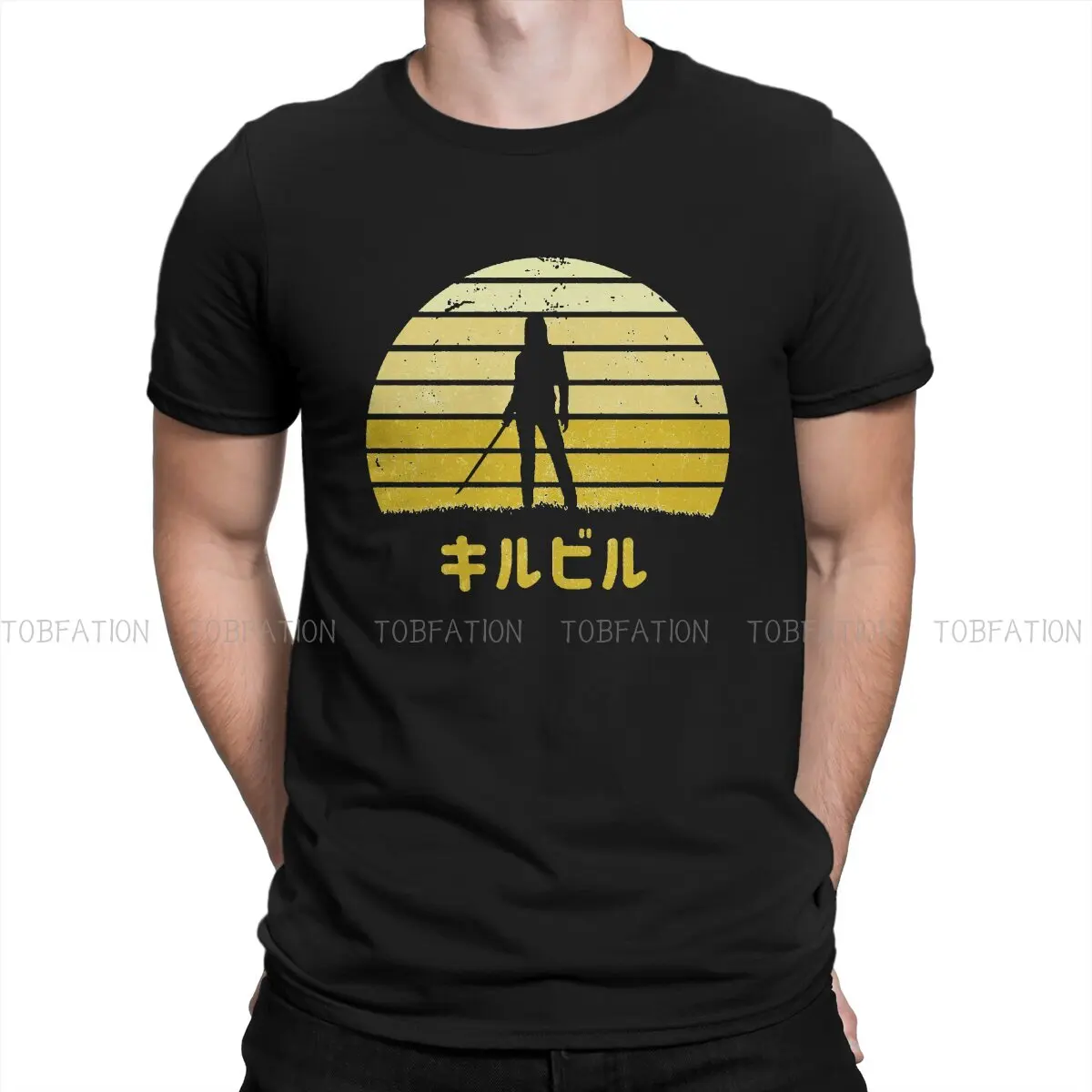 

Vaporwave Kill Bill Quentin Film Tshirt Top Cotton O-Neck Men's Clothing Graphic Men T shirt