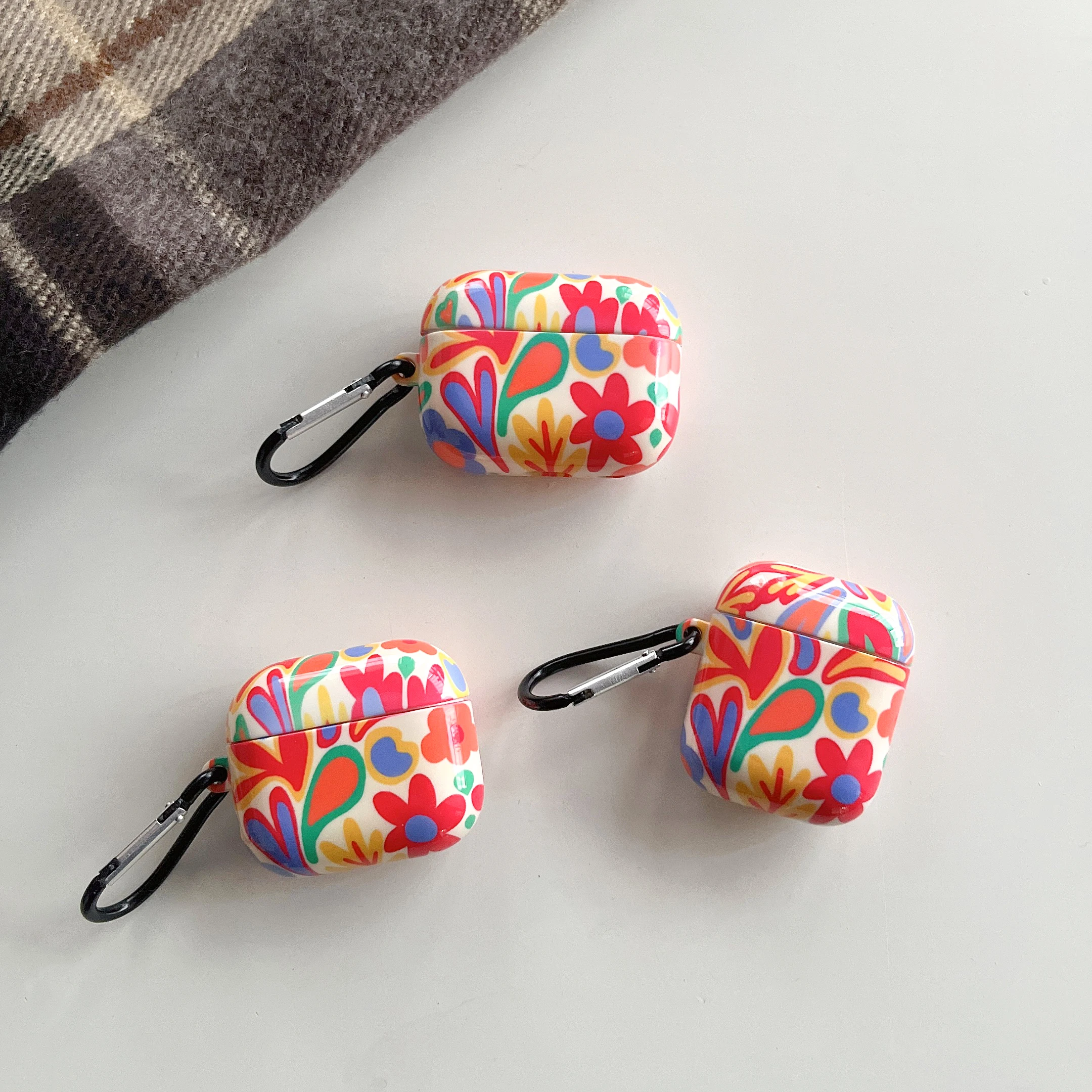Colorful Flowers Case for AirPods