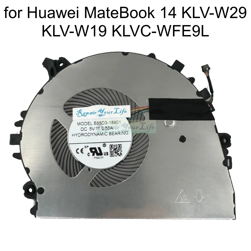 Ventola Di Raffreddamento Compatibile Per Huawei Matebook 13: Ricambio FAN 5V 2,25W, Controlla La Compatibilità! - 2
