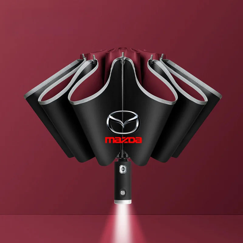 Fully Automatic Reflective Car Sunshade with Folding Umbrella Design