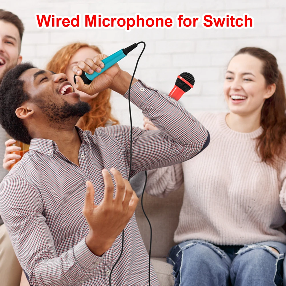 2 Pieces Of PG-SW089 USB Dual Wired Microphone For NS/PS4/PS5/PC/Xboxone Game Consoles Singing Games