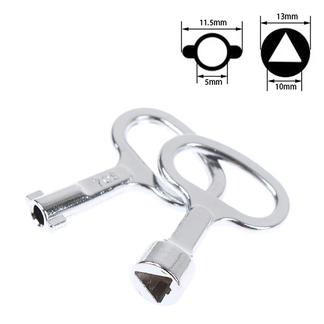 Llave triangular interior para ascensor, medidor de agua, llave de tren,  caja de armario eléctrica, interruptor de válvula de grifo de armario -  AliExpress