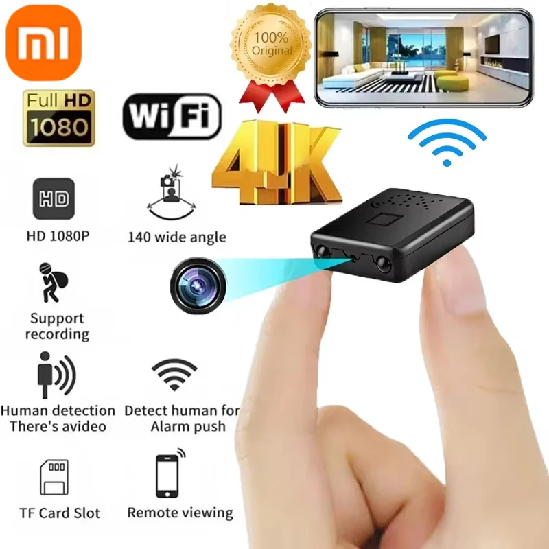 Mini Camera Xiaomi XD Pro Full HD 4K WiFi 5G Night Vision Remote Security Monitoring Home Protection Waterproof Video Recorder