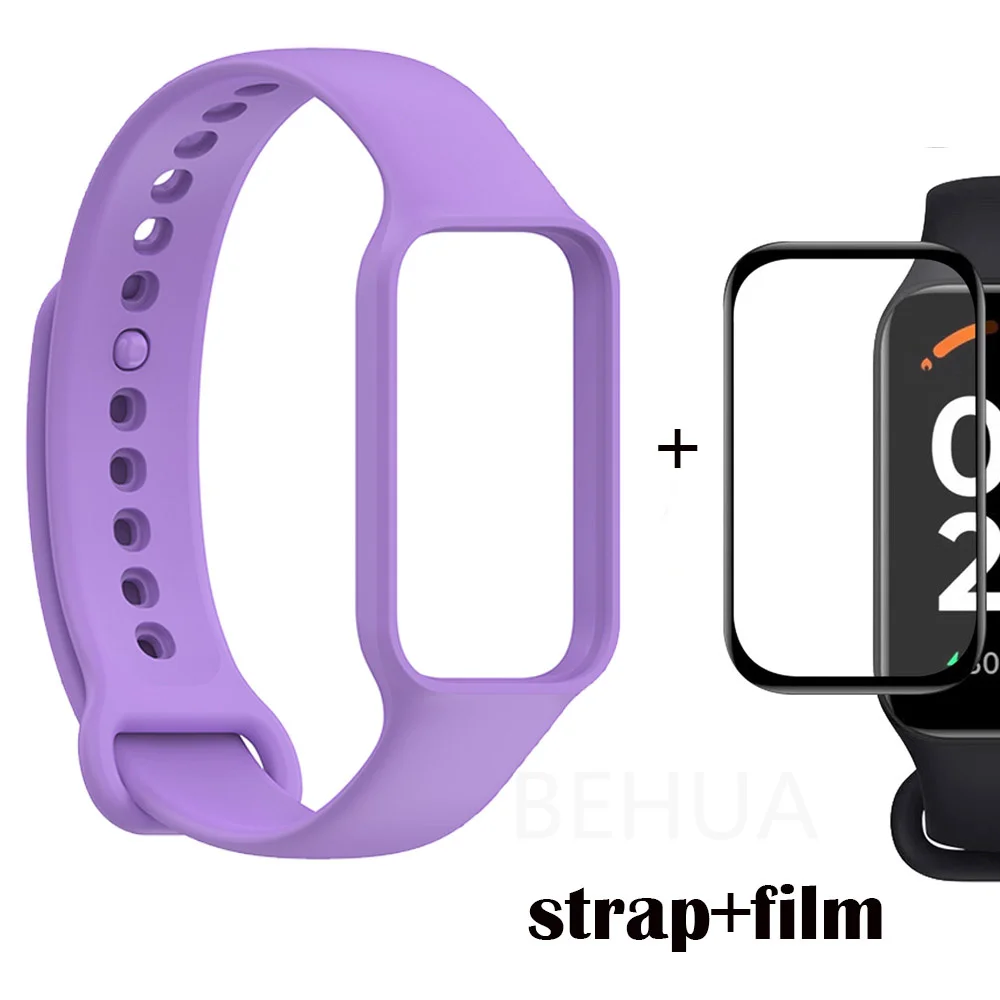 Silicone Replacement Band with Protector Film
