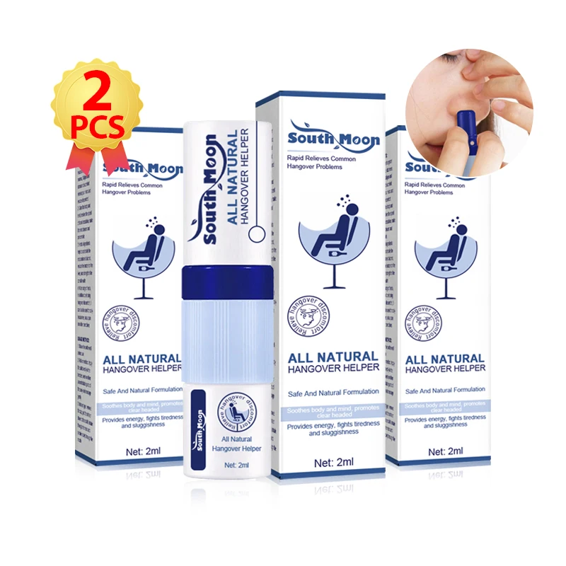 Hangover Nasal Inhaler Hangover Recover Drunk Dispel Alcohol Headache Dizziness Relax Soothing Refreshing Essential Oil