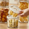 Plastic Vacuum Sealed Tank Electric Coffee Vacuum Container Kitchen Food Grains Candy Storage Box Fresh-keeping Tea Canister 4
