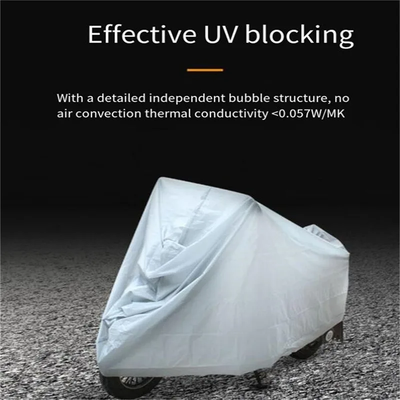 Motorcycle Cover Outdoor Indoor Protective Waterproof Bike Scooter Rain Dust UV Proof Sun Protection for Motorbike