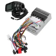 Kit de contrôleur sans balais à onde sinusoïdale 48V/60V 500W/1000W, 3 Modes, pour Scooter, affichage LCD, accessoires de vélo électrique
