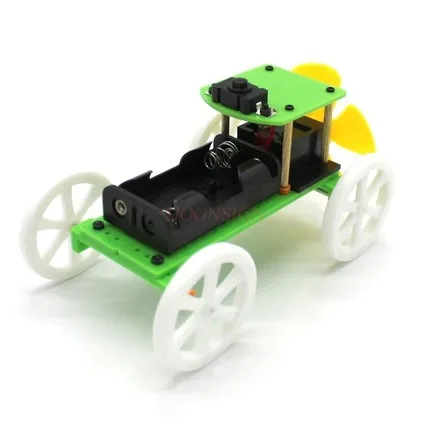 

Physics teaching U wind energy vehicle children's maker education science small production DIY assembled experimental model toy