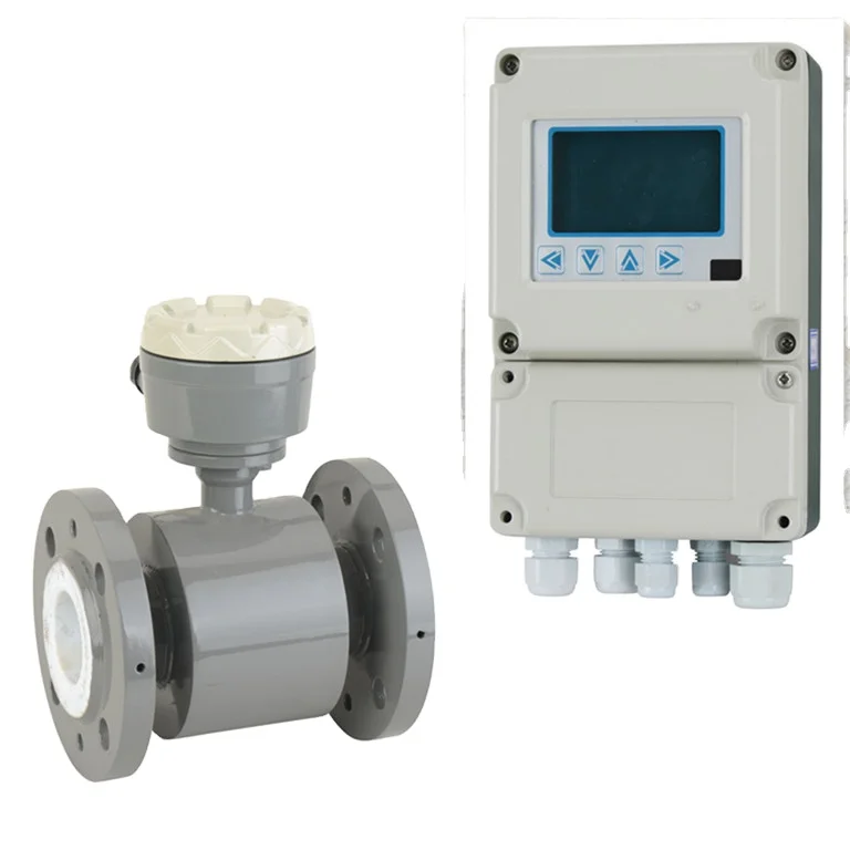 

LCD display pulse output drainage remote electromagnetic flowmeter