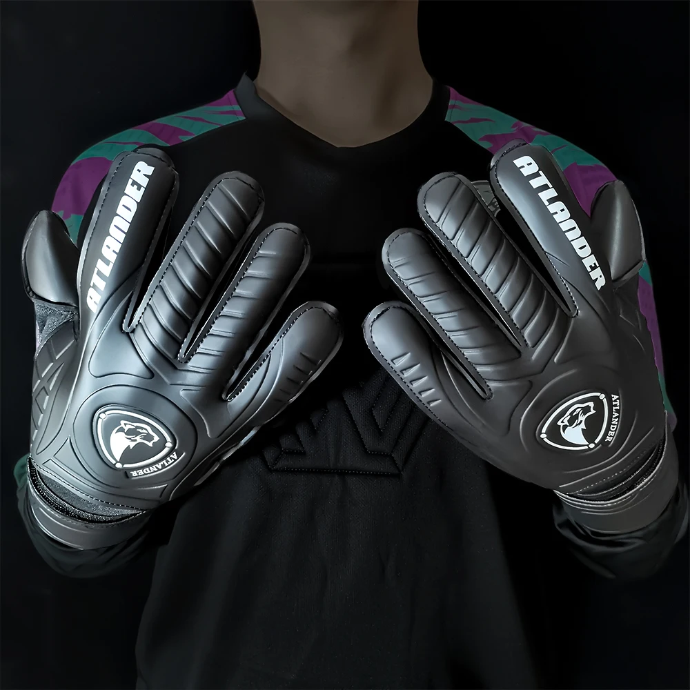 Kinder Erwachsene Fingerschutz Torwarthandschuhe Fußball Hochwertiger Latexschutz Fußball Starker Griff Fingerave Save Torwarthandschuh – Detail 17