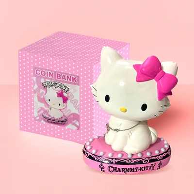 21cm Sanrio Series Anime New Charmmy Kitty Resin Savings Can Hello