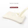 JFLEGAL 0-3 Years Old Newborn Latex Baby Pillow 100% Cotton Pillowcase Babies Almohadas Para Dormir Oreiller Kussen 4