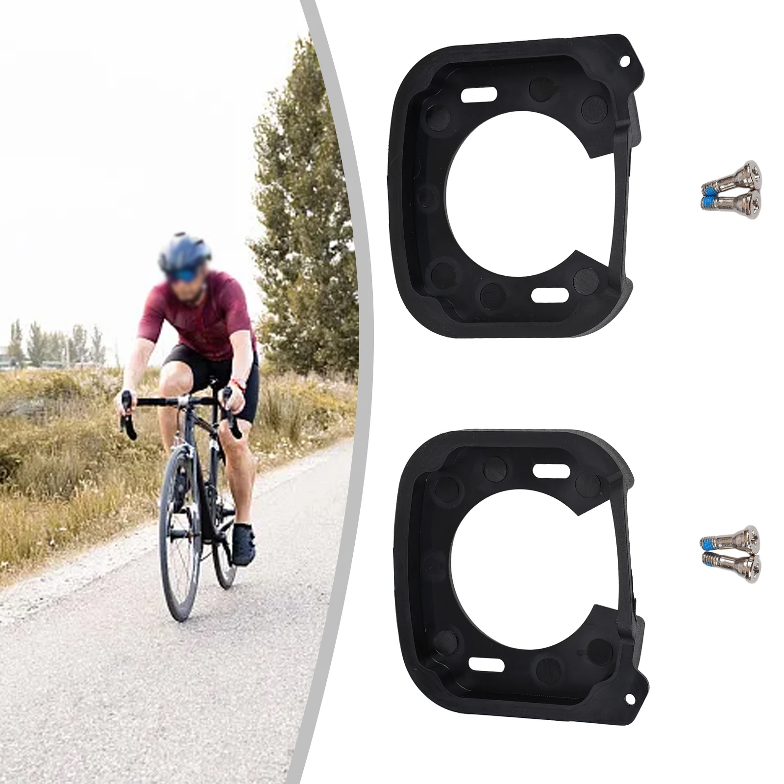 1 Pair Silver Cleat Covers For SpeedPlay Zero Bike Pedals - Road Cycling Clip Protectors 11 thumbnail image