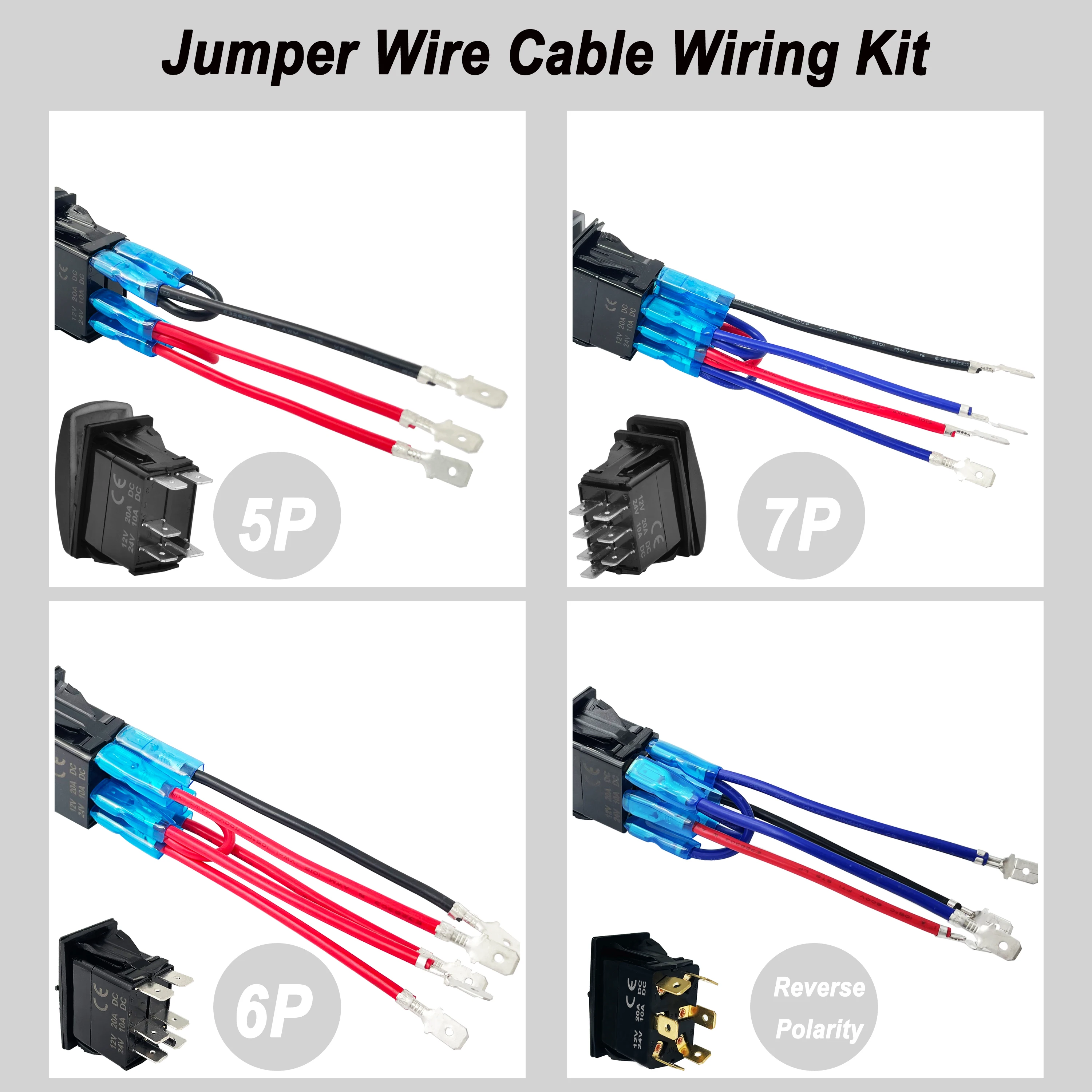 Extended Version Quality Jumper Wires Terminal Cable Wiring Kits for 5