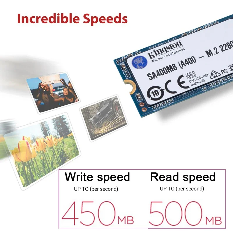Kingston  ָ Ʈ ̺, Ʈ ũž SSD ϵ ũ, A400  SSD M.2 2280, 120G, 240G, 480G