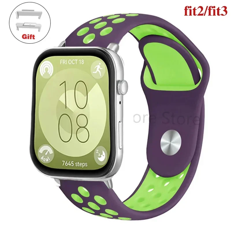 Breathable Silicone Sport Watchband - Vitality Collection