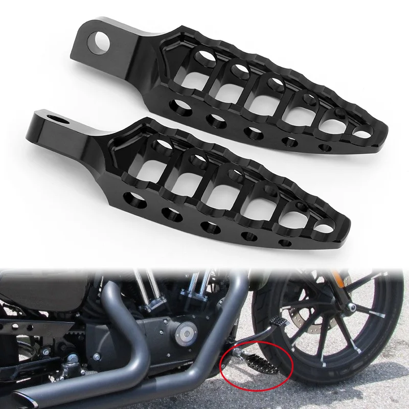 Pedana Leva Del Cambio Moto In Alluminio Nero Per Harley Davidson – Adatta Per Dyna, Sportster, Softail, Touring (eccetto Modelli VRSC E XR)