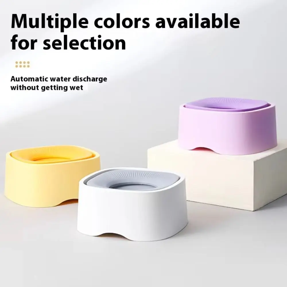 Not Wet Mouth Dog Floating Bowl Anti-Splash Dustproof Cat Water Drinker Plastic 1200ml Pet Water Dispenser For Dogs Cats