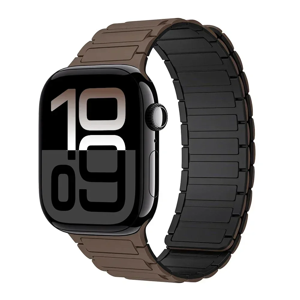 Magnetic Silicone Strap for Smartwatch - Universal Fit, Secure and Comfortable Bracelet Band