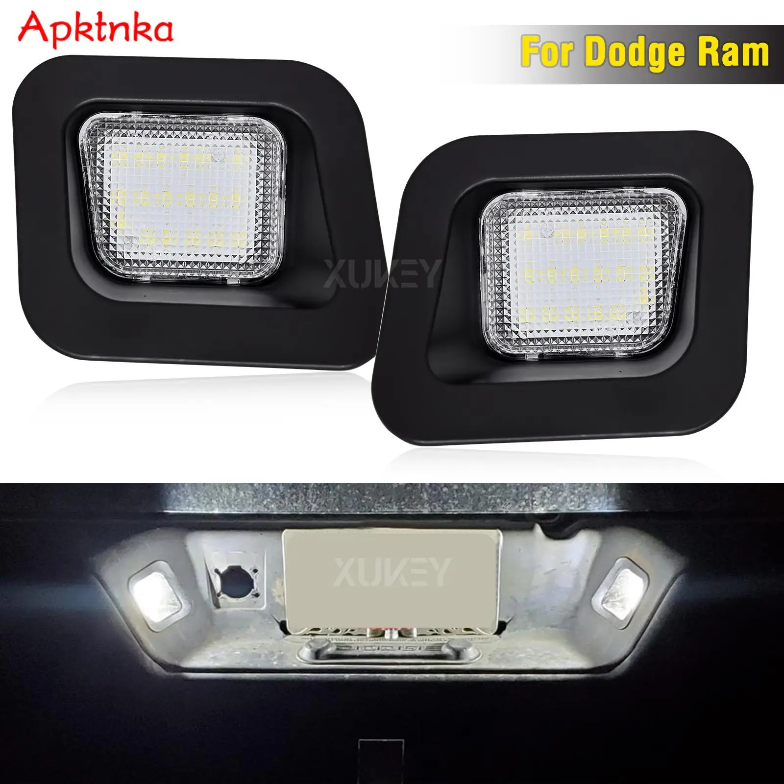 

2 шт., задний номерной знак Dodge Ram 1500 2500 3500 2003-2018 18